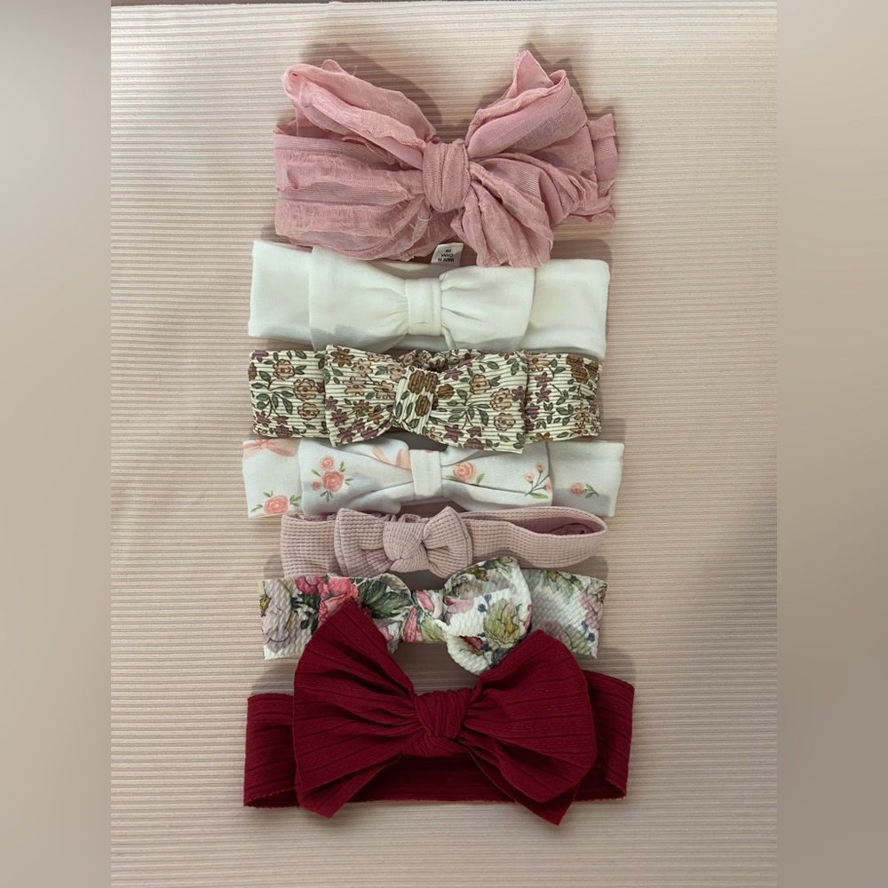 Assorted Colorful Baby Headbands Set